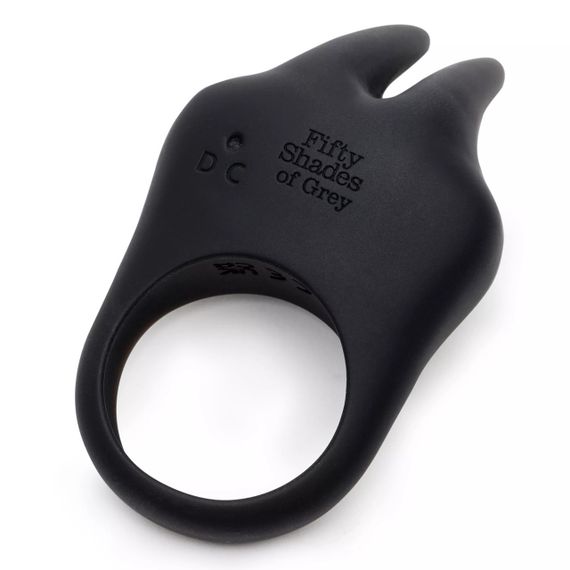 Ерекційне кільце віброкільце насадка на член Fifty Shades of Grey Sensation — 20 режимів, USB-зарядка | Зображення 3