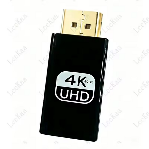 Адаптер DisplayPort HDMI 4K 60Hz чорний | Зображення 2