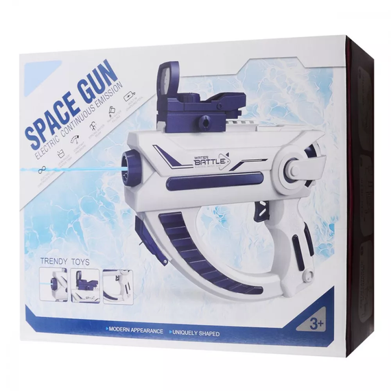 Дитячий водяний автомат на акумуляторі Water Space Gun, водяний пістолет на акумуляторі, водяний бластер на акумуляторі | Зображення 3