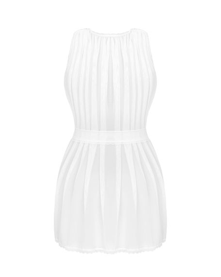 Пеньюар Obsessive Heavenlly peignoir Білий XS/S | Зображення 4