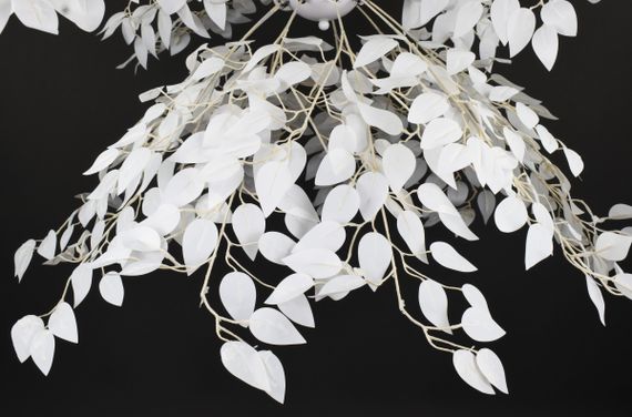 Люстра підвісна на 4 лампочки 27741 Білий 70-210х110х110 см. | Зображення 5