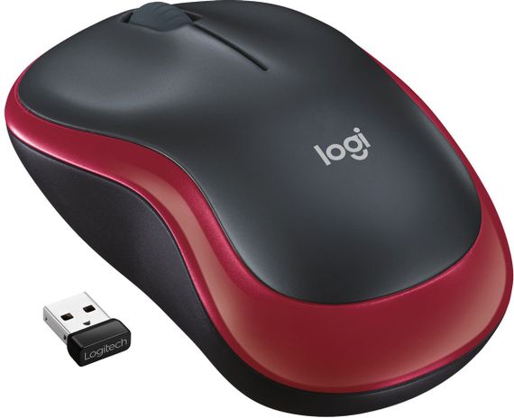 Мишка Logitech M185 бездротова, Red (new) | Зображення 4