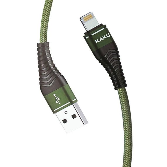 USB кабель Kaku KSC-098 USB - Lightning 1.2 m / 2.8A - Green