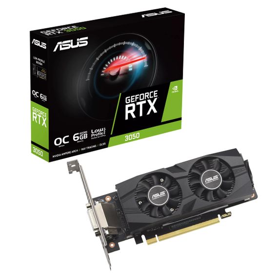 Видеокарта ASUS GeForce RTX 3050 6GB GDDR6 OC low profile RTX3050-O6G-LP-BRK 90YV0KQ0-M0NA00 | Зображення 5