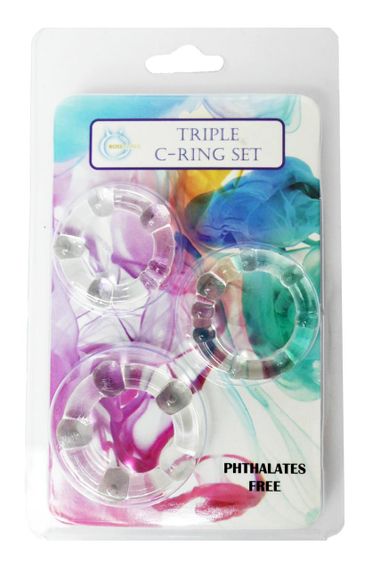 Набор эрекционных колец C-RING SET Cristal, BS4400014 sexstyle