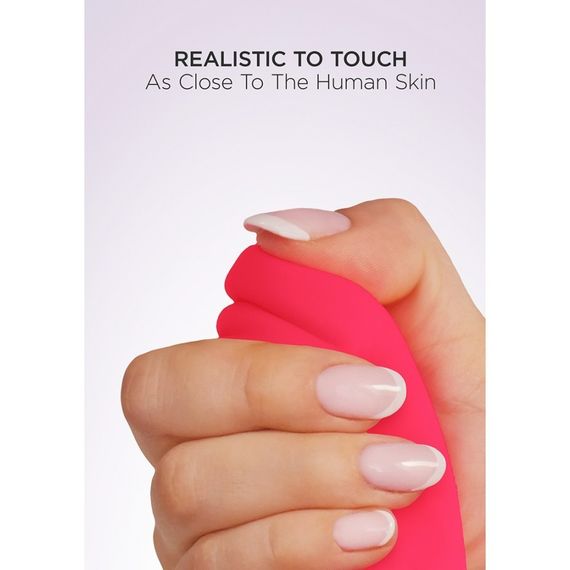 Вібратор нереалістичний Gjay Mini Gvibe, рожевий, 19 см х 3.5 см Sex Aura | Зображення 2