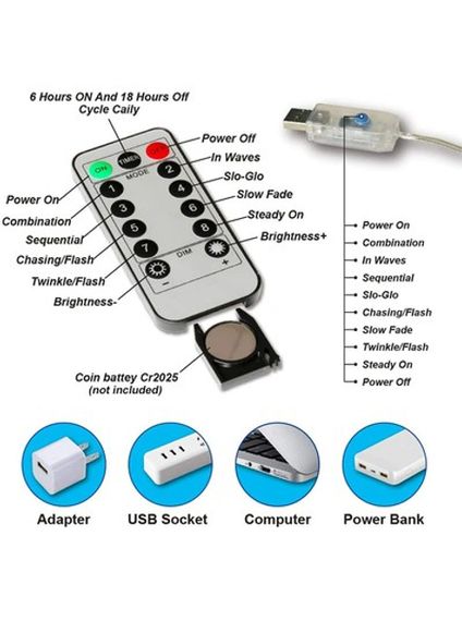 Гірлянда-штора різнокольорова 3x3м з 240 LED лампами XPRO (46843-_293) | Зображення 6