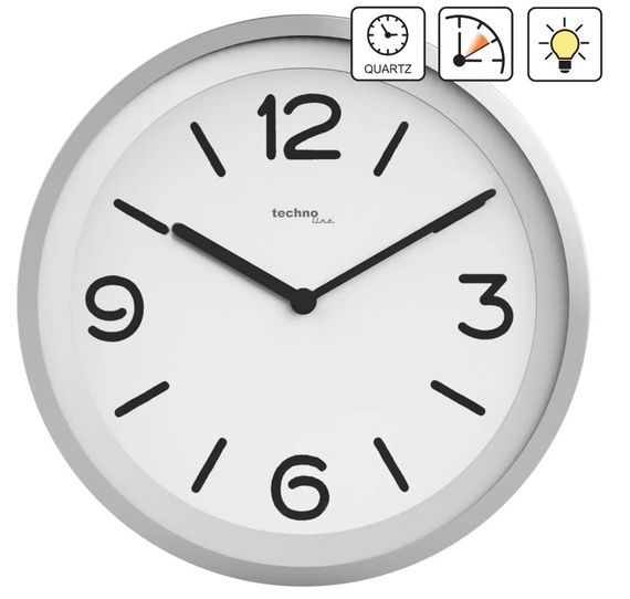 Годинник настінний Technoline WT7400 Silver (WT7400) (DAS301570) | Зображення 1