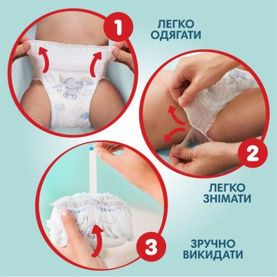 Подгузники Pampers Premium Care Pants размер 3 (6-11 кг) 144 шт (8006540490891) | Зображення 7