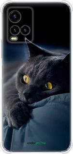 Чохол на Vivo Y33s Димчастий кіт "825sp-2643-2448"