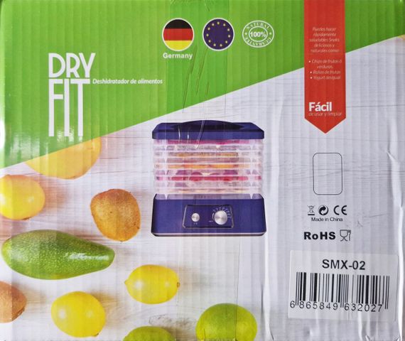 Сушарка для фруктів та овочів електрична DRY FIT SMX-02 електросушарка сушильний апарат | Зображення 2