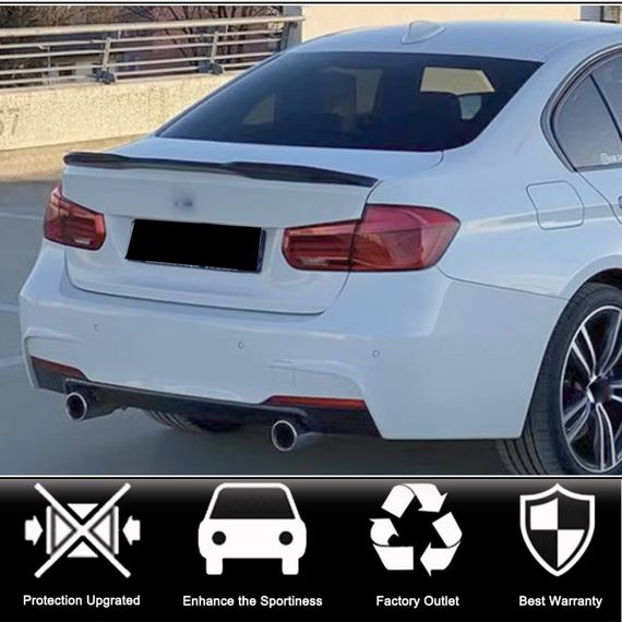 Спойлер PSM-Style V2 (для F30/F80, Карбон) для BMW 3 серія F-30/31/34 2012-2019 рр | Зображення 1