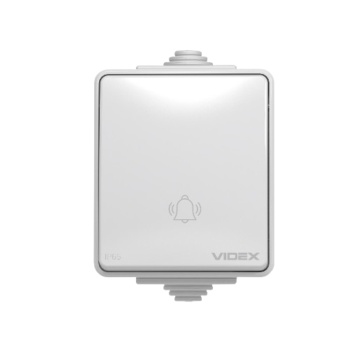 BINERA сірий Клавіша дзвінка зовнішня IP65 Videx | Зображення 4