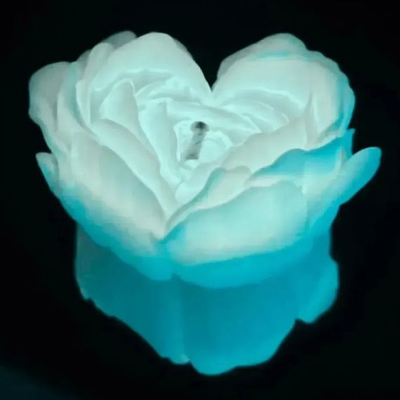 Свеча люминесцентная GlowKink низкотемпературная, L, белая, 62 г Sex Aura
