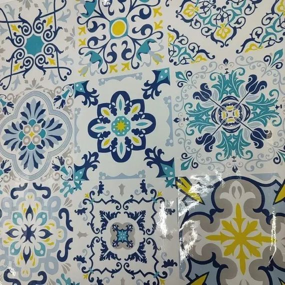 Самоклеюча кухонна плівка Орнамент, 60 x 200 см · Клейка плівка для будь-яких поверхонь зі східним візерунком | Зображення 4