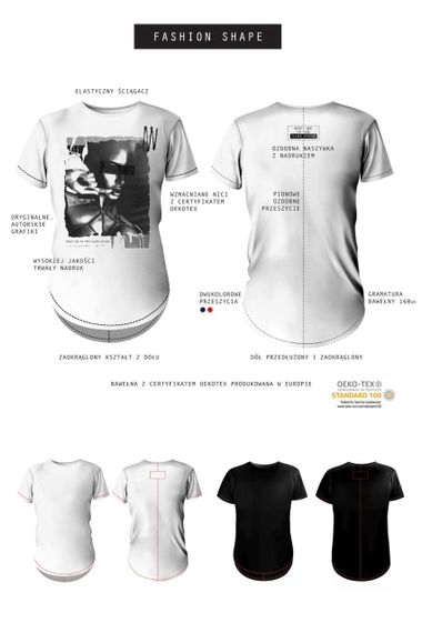 Чоловічі футболки з принтом Demoniq TSHRB002 біла L sexstyle | Зображення 4