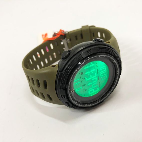 Часы наручные мужские SKMEI 2070AGWT ARMY GREEN, армейские часы противоударные. Цвет: зеленый | Зображення 5
