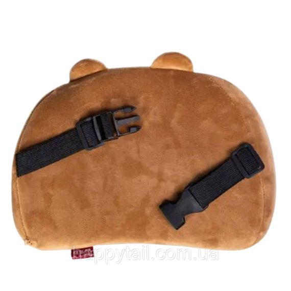 Подушка-підголівник Cookie Bear для подорожей коричневий HP-56-2BR | Зображення 1