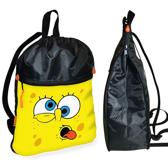 Шкільний рюкзак дитячий Губка Боб + Сумка для взуття спортивної форми рюкзак-мішок для хлопчика (01684) | Зображення 1