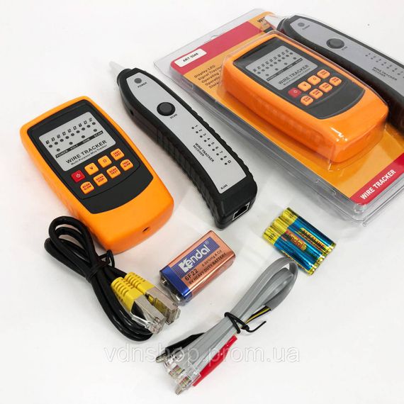 Кабельний LAN тестер трасошукач Веnеtесh GМ 6О з роз'ємами RJ-11 і RJ-45 шукач дротів індикатор проводки EJ-69 | Зображення 7