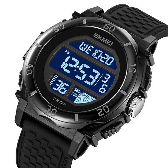 Годинник S2kmei 2099BKBK Black-Black | Зображення 1