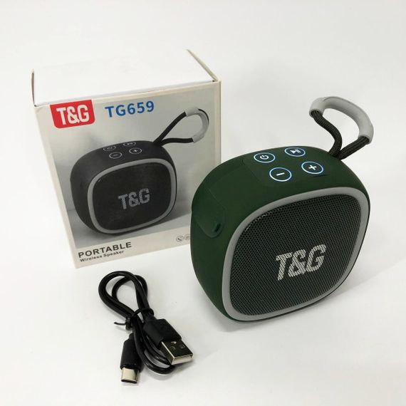 Bluetooth колонка з радіо TG659, Колонка для вечірок на дачі, Акустичні колонки з блютузом OM-89