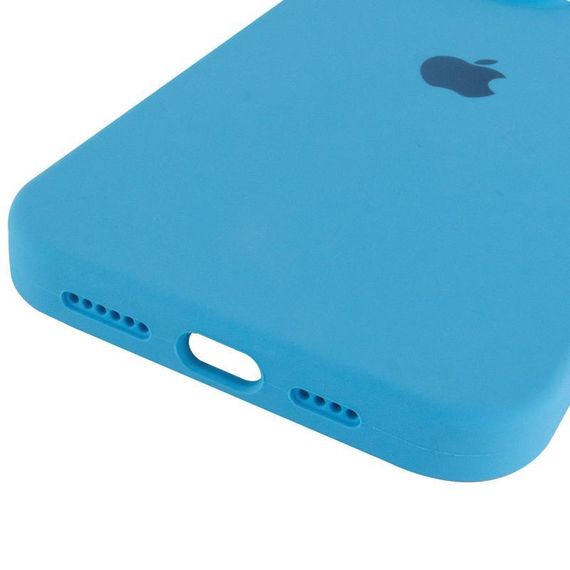 Чехол Silicone Case Full Protective (AA) для Apple iPhone 16 Pro Max (6.9") Голубой / Blue | Зображення 4