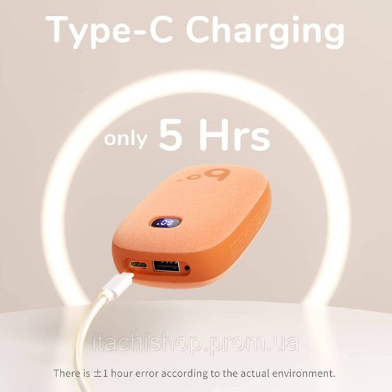 Грілка для рук JISULIFE 2 в 1 з PowerBank від USB, 9000 мАh | Зображення 4