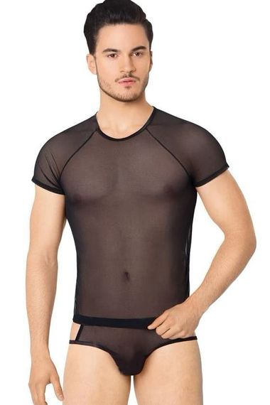 Комплект Softline Shirt and Shorts 4607 Чорний XL