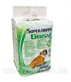 Пелюшки для собак Croci Super Nappy Daisy з ароматом ромашки 30 шт 57х54 см ЦІНА ЗА 1 ШТ C6028312
