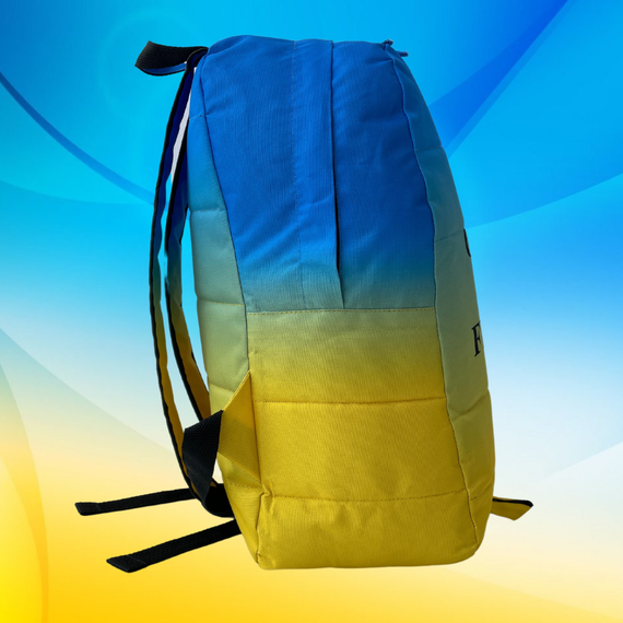 Рюкзак патріотичний український. Рюкзак "Доброго вечора, ми з України" унісекс. Рюкзак прапор | Зображення 1