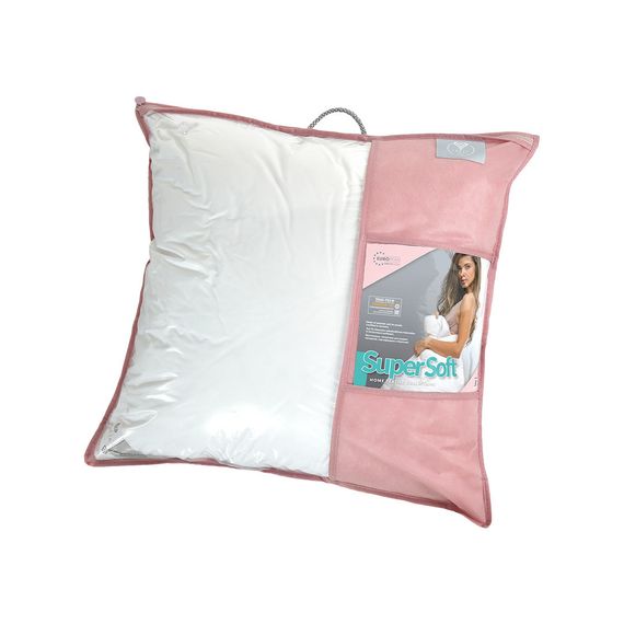 Подушка Super Soft Premium IDEIA 70х70 см два чехла с молнией аналог лебяжьего пуха (8-11638) | Зображення 8