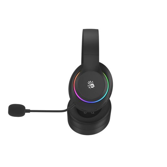 Гарнітура ігрова бездротова Bloody GR520 (Black) з RGB підсвічуванням, чорний колір | Зображення 2