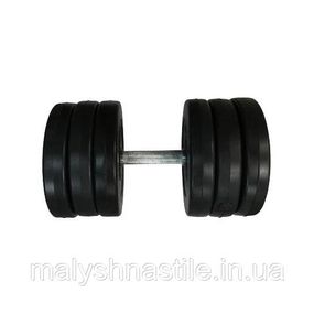 Гантель наборная композитная в пластиковой оболочке Rock Pro-R 16,5 кг NE-PL-R-016