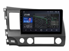 Штатна магнітола AMS T1010 6+128 Gb Honda Civic 8 FK FN FD 2005-2012