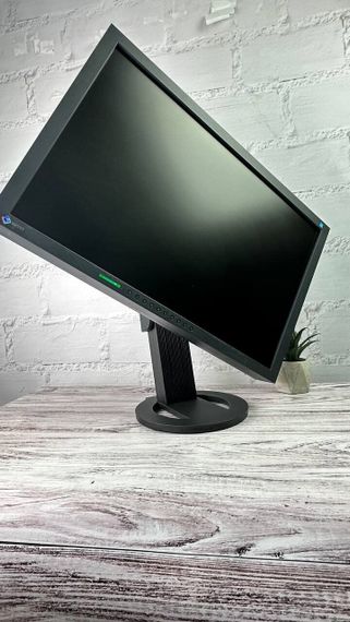 Монітор EIZO FlexScan S2402W / 24" (1920x1200) TN / DVI, VGA, Audio / вбудовані колонки 2х 1W б/в | Зображення 1