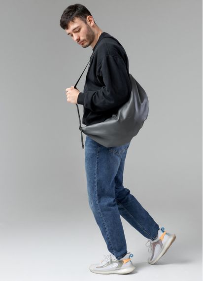 Сумка чоловіча Sambag HOBO BAG-GLOVE Графіт 30 х 13 х 8 см (53400009m) | Зображення 6