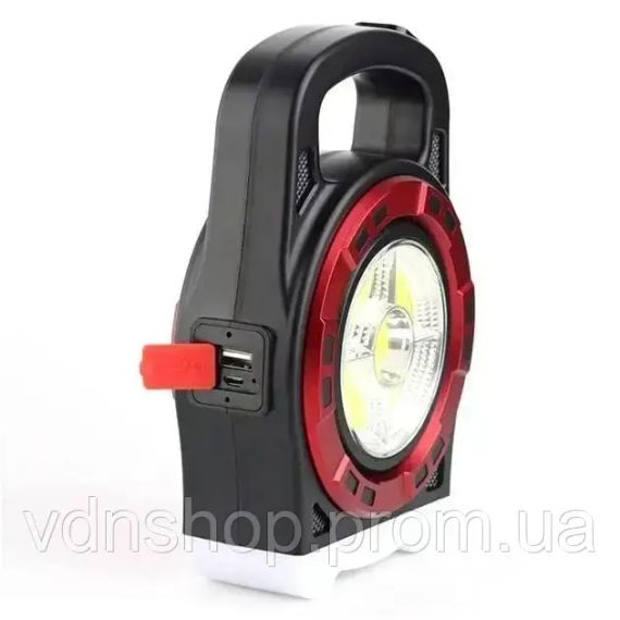 Мультифункціональний кемпінговий ліхтар Hurry-bolt HB-6678C 20W із сонячною панеллю та фукцією павербанку | Зображення 4