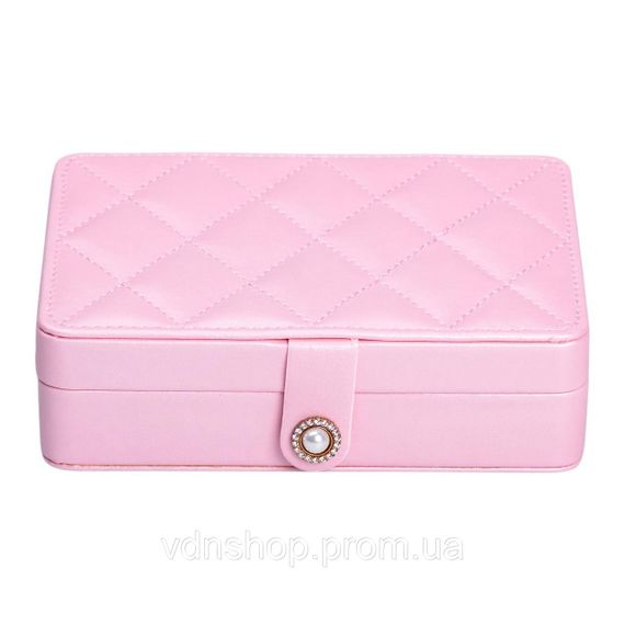 Скринька для прикрас з еко шкіри 16×11×4.7 см органайзер для ювелірних виробів HP-5-30P | Зображення 3