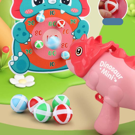 Інтерактивна гра Dinosaur Athletics Gun на липучках + мішень Red | Зображення 2
