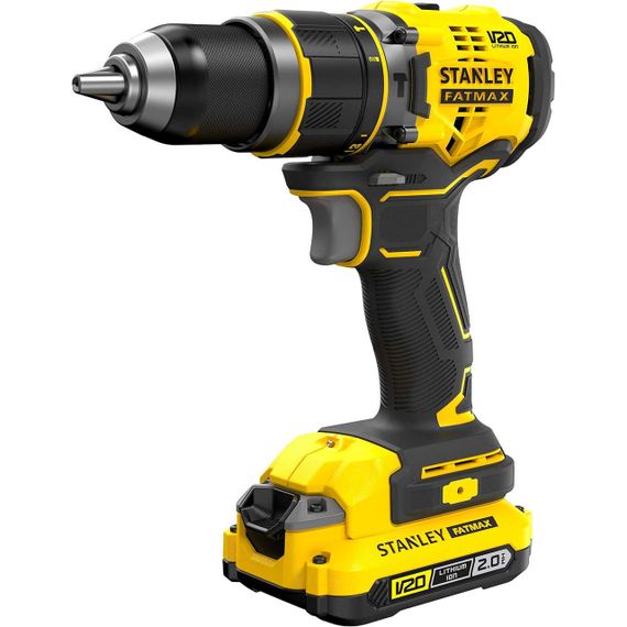 Дрель-шуруповерт ударная аккумуляторная бесщёточная STANLEY FATMAX SFMCD721D2K | Зображення 1