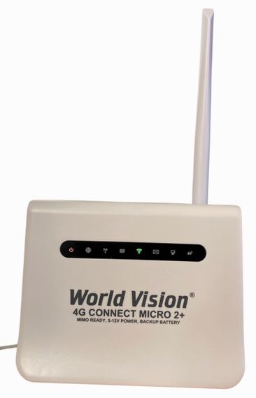 Роутер під сім карту World Vision Connect micro 2 + акумулятор 4G 150 Мбіт/с модем два антенних виходи