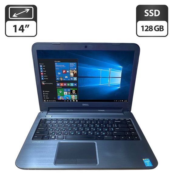 Ноутбук Б-клас Dell Latitude 3440 / 14" (1366x768) TN / Intel Core i5-4210U (2 (4) ядра по 1.7 - 2.7 GHz) / 8 GB DDR3 / 128 GB SSD / Intel HD Graphic 4400 / WebCam / DVD-ROM б/в