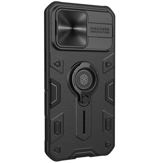 TPU+PC чехол Nillkin CamShield Armor no logo (шторка на камеру) для Apple iPhone 13 Pro (6.1") | Зображення 3