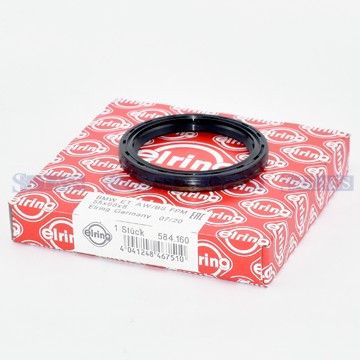 Сальник коленвала передний BMW N47  1/2/3/4/5/6/7/X1/X3/X4/X5/X6/X7 1.6-3.0 D 07- (55x68x8), Elring, 584.160,