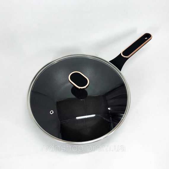 Сковорода для індукційного приготування, Сковорода з ручкою алюміній надовго IU-69 | Зображення 8