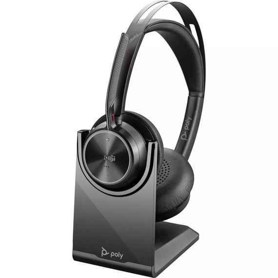 Гарнітура Poly Focus 2 - M USB-C + USB-C/A Adapter HS with Charge Stand Stereo | Зображення 4