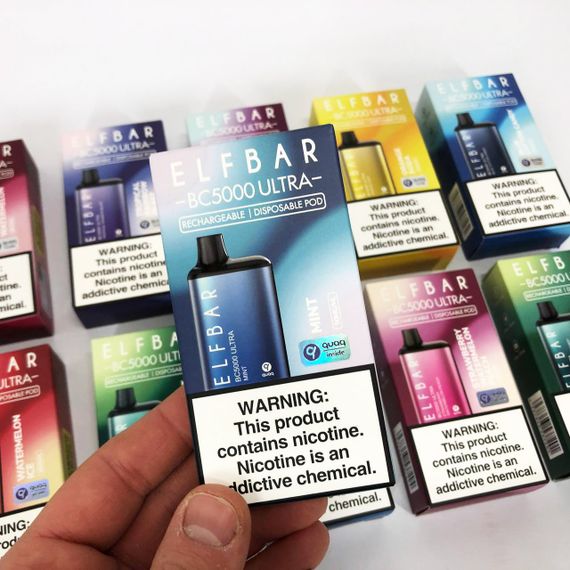 Elf Bar BC5000 Ultra. Дракон Фрукт Банан Ягоди (Dragon Fruit Banana Berry) | Зображення 1