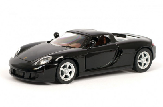 Детская модель машинки Porsche Carrera GT Kinsmart KT5081W инерционная, 1:36 Black