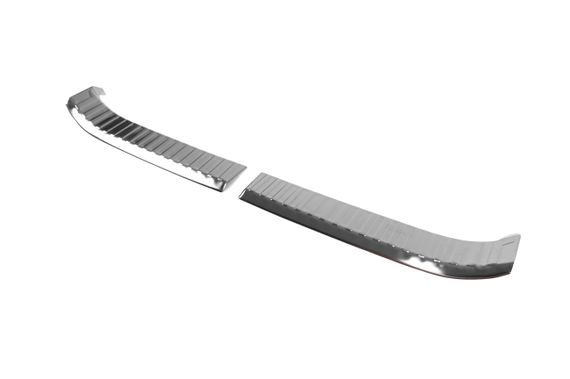 Накладка на задний бампер из нержавеющей стали Carmos (матовая) для Skoda Kodiaq 2023- гг | Зображення 1